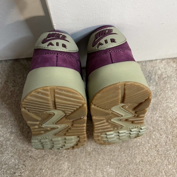 Nike Air Max 90 Winter PRM GS Bordeaux Athletic Shoes 943747-600 Size 3.5Y - Picture 4 of 6